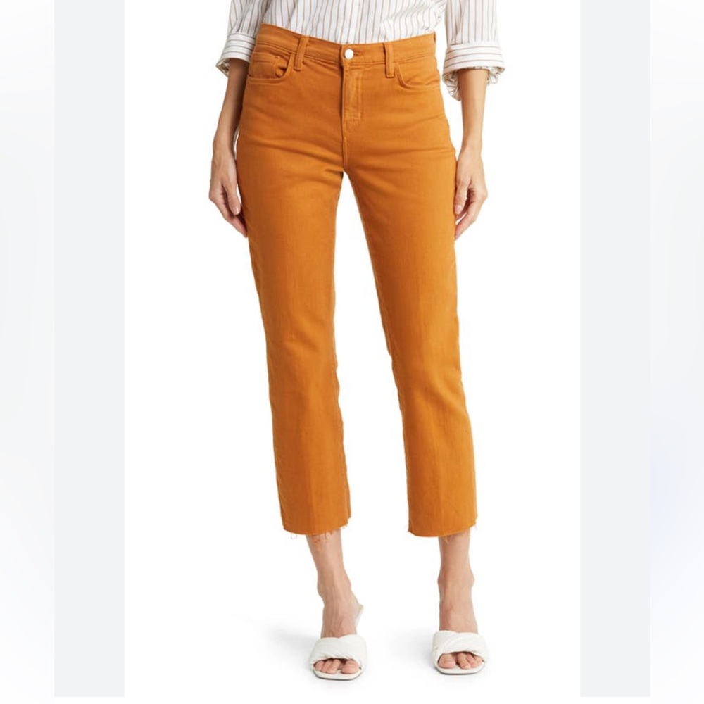 L'AGENCE Sada High-rise Crop Slim-fit Ankle Jeans Size 23